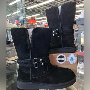 NEW UGG Palisade 1007700 Black Suede Boots